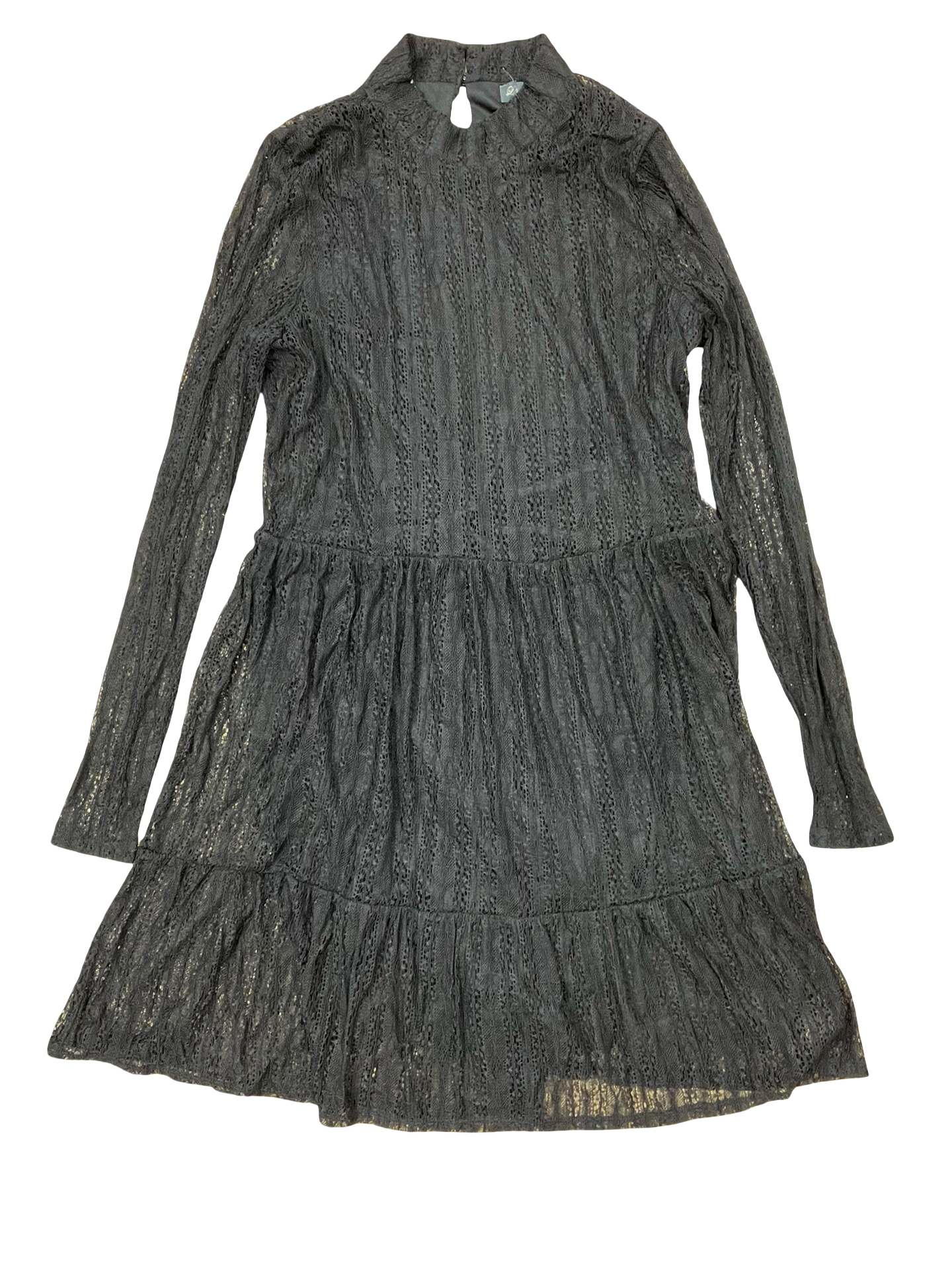 Dress Casual Midi By Lily Rose In Black, Size:1X