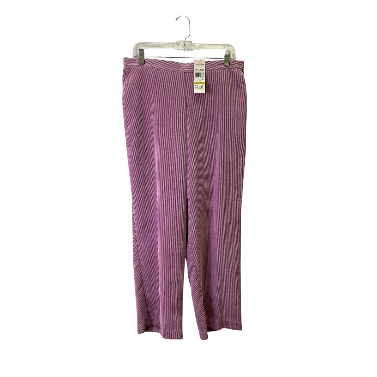 Pants Corduroy By Alfred Dunner In Pink, Size:14