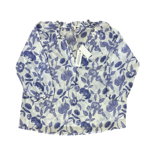 Top Ls By Workshop In Purple & White, Size:L
