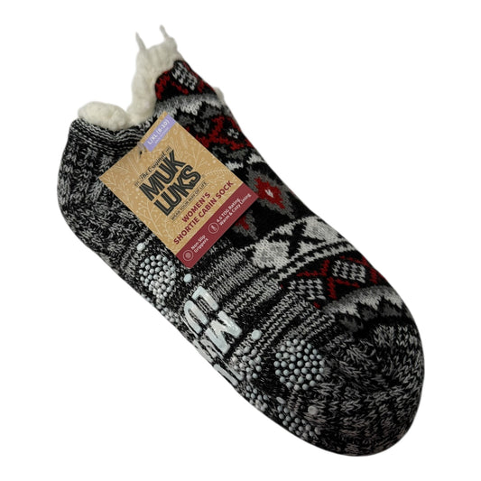 Socks By Muk Luks In Black & Red, Size:8