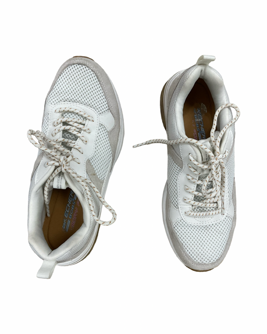 Shoes Athletic By Skechers In White, Size:7