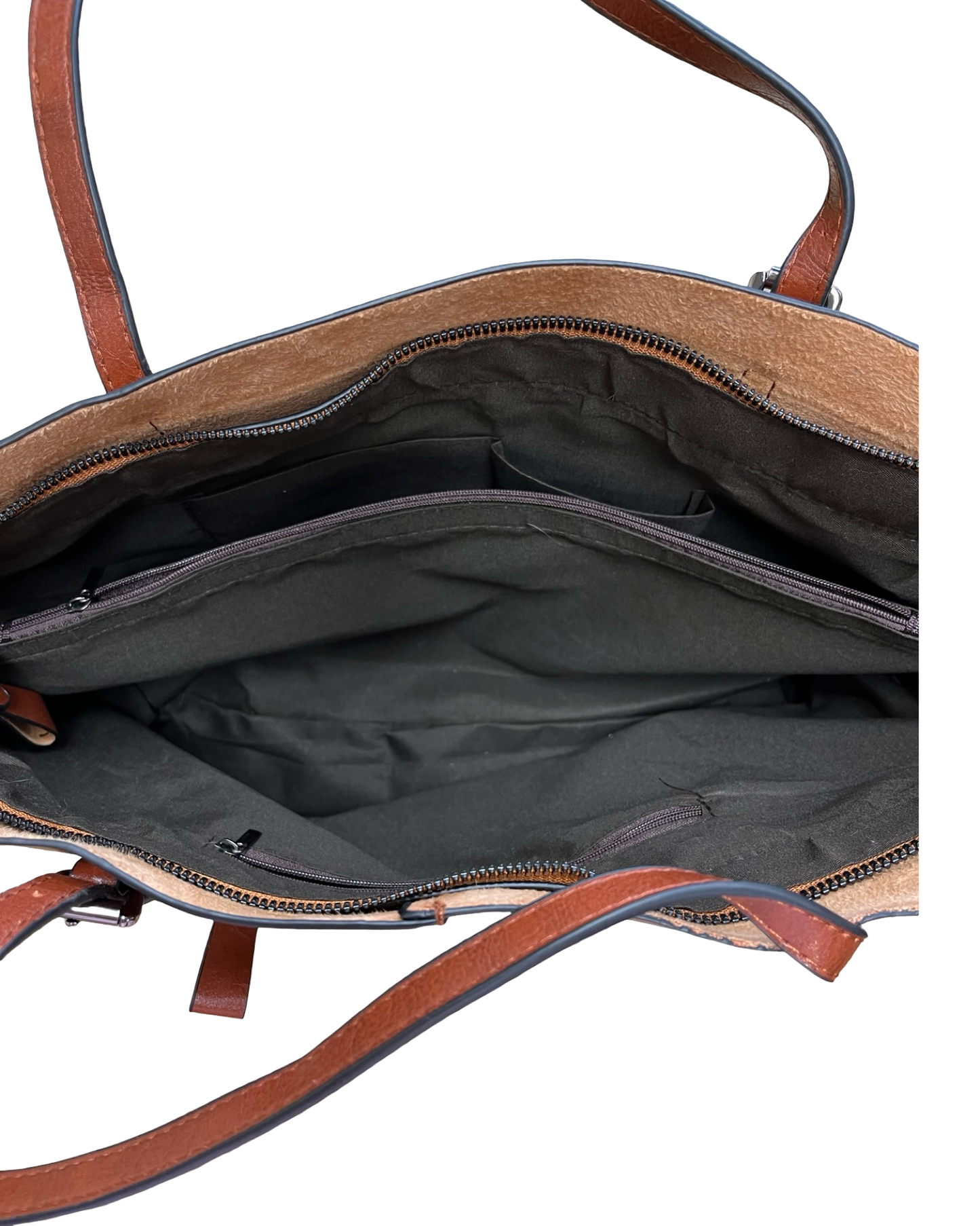 Handbag By Clothes Mentor In Brown, Size:Large