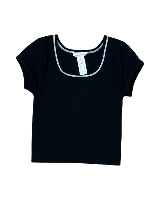 Top Ss By Happily Grey In Black, Size:S