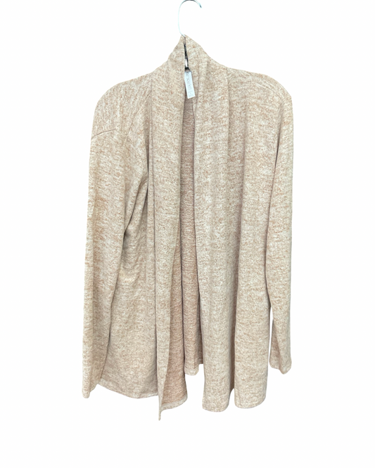 Cardigan By Dear Scarlett In Tan, Size:L