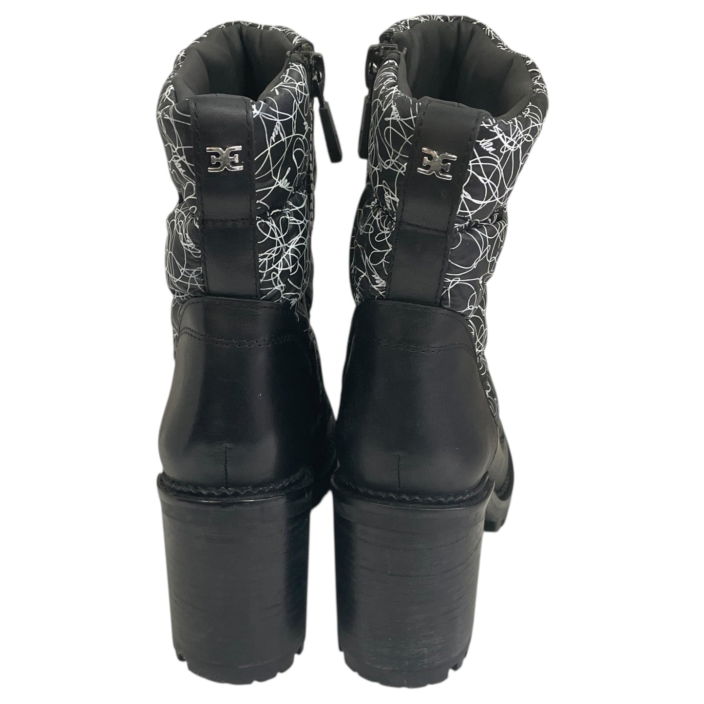 Boots Snow By Sam Edelman In Black & White, Size:8
