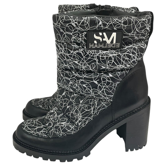 Boots Snow By Sam Edelman In Black & White, Size:8