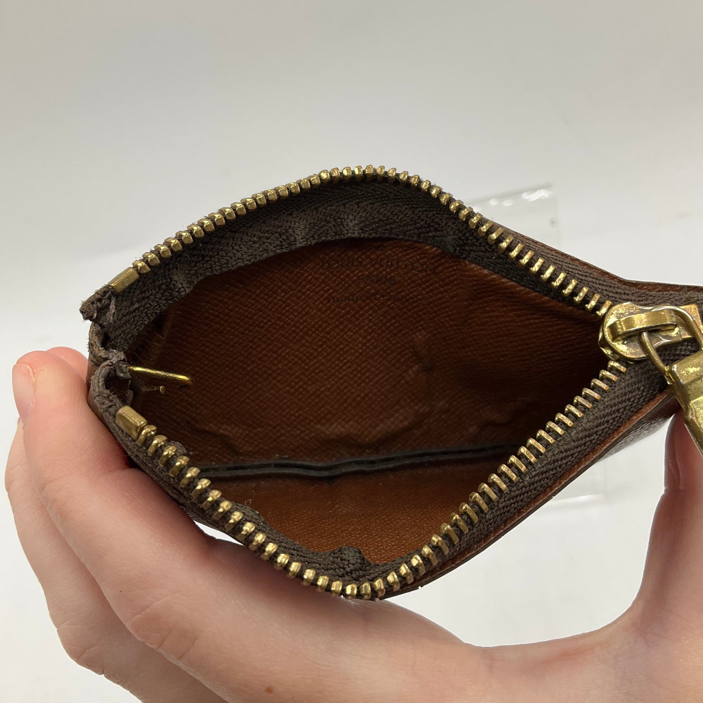 Coin Purse Luxury Designer By Louis Vuitton, Size: Small