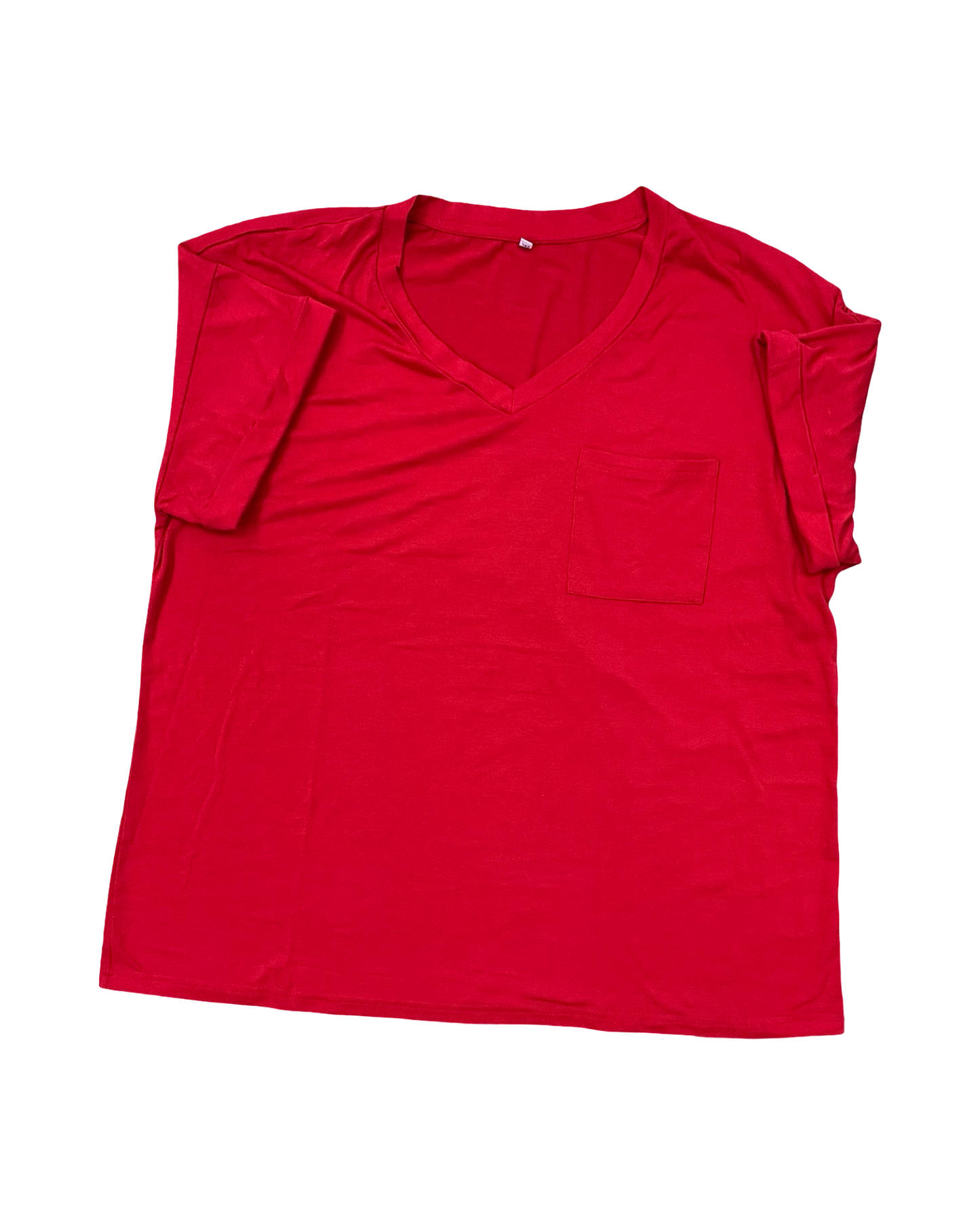 Top Ss Basic By Clothes Mentor In Red, Size:30