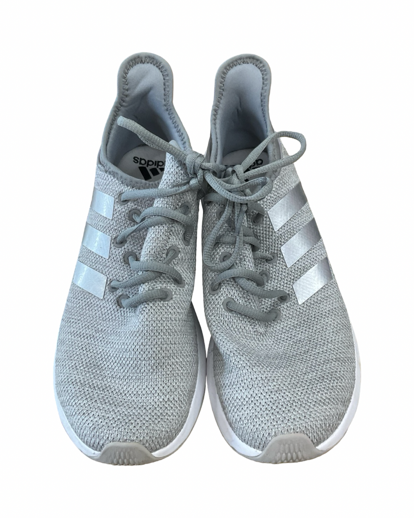 Shoes Athletic By Adidas In Grey & Purple, Size:10