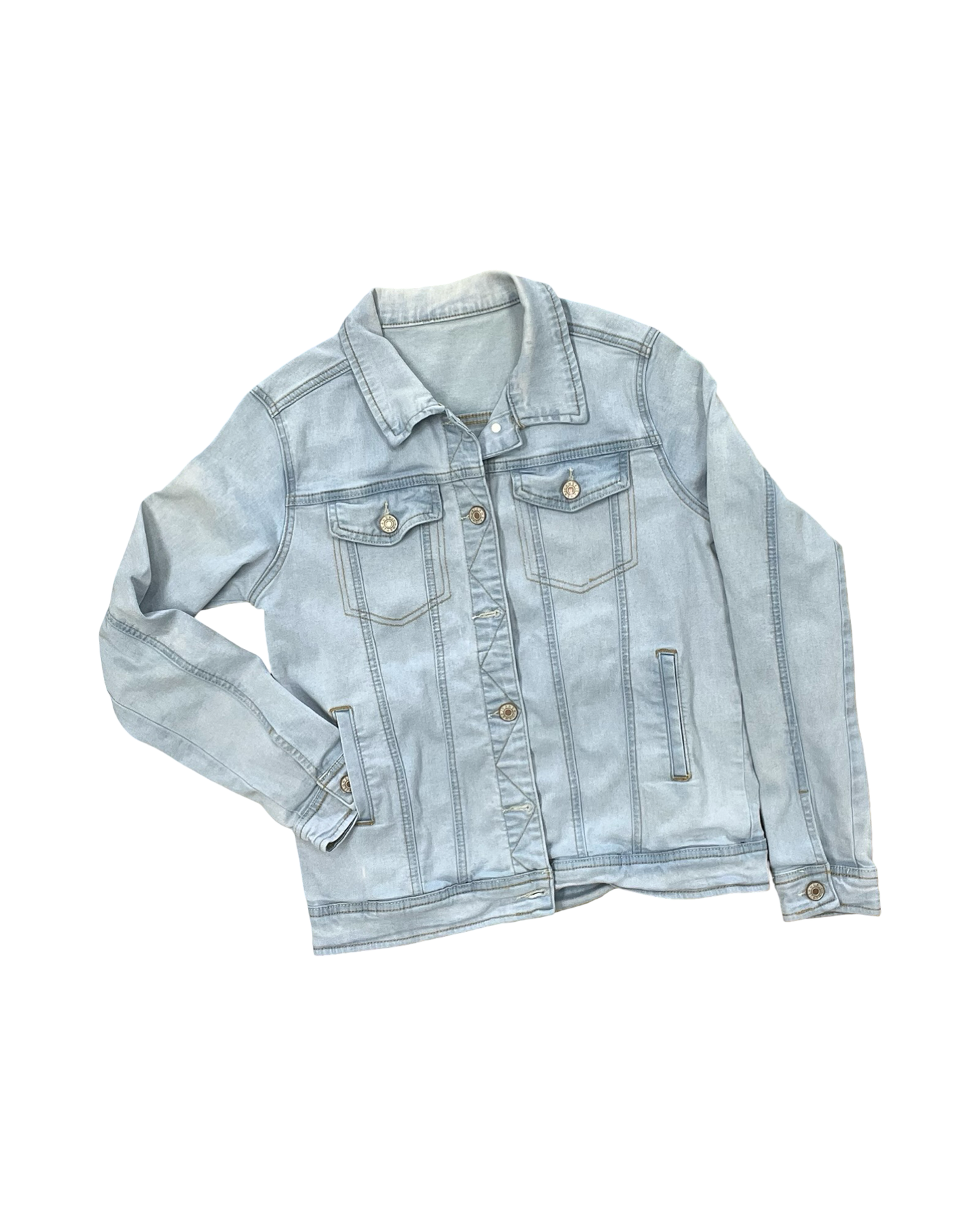Jacket Denim By Clothes Mentor In Blue Denim, Size:S