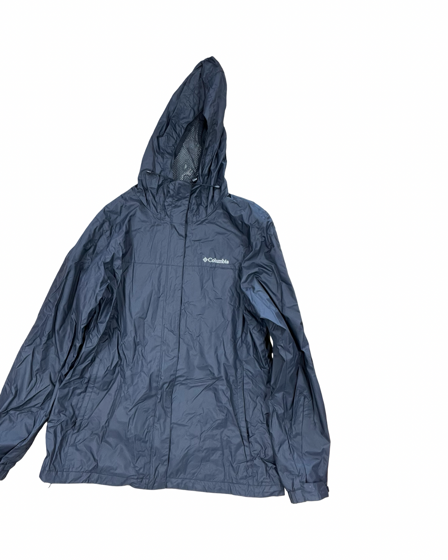 Coat Raincoat By Columbia In Black, Size:L