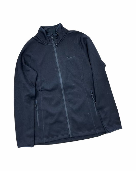 Jacket Fleece By Clothes Mentor In Black, Size:L