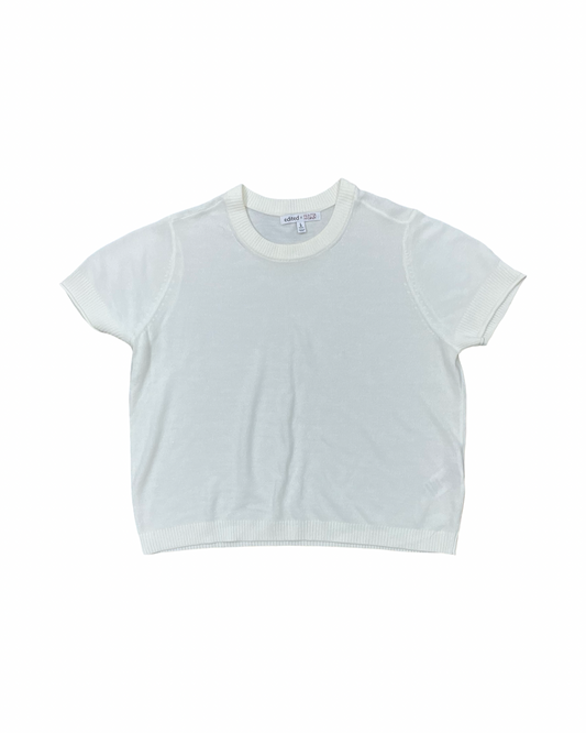 Top Ss By Clothes Mentor In Cream, Size:L