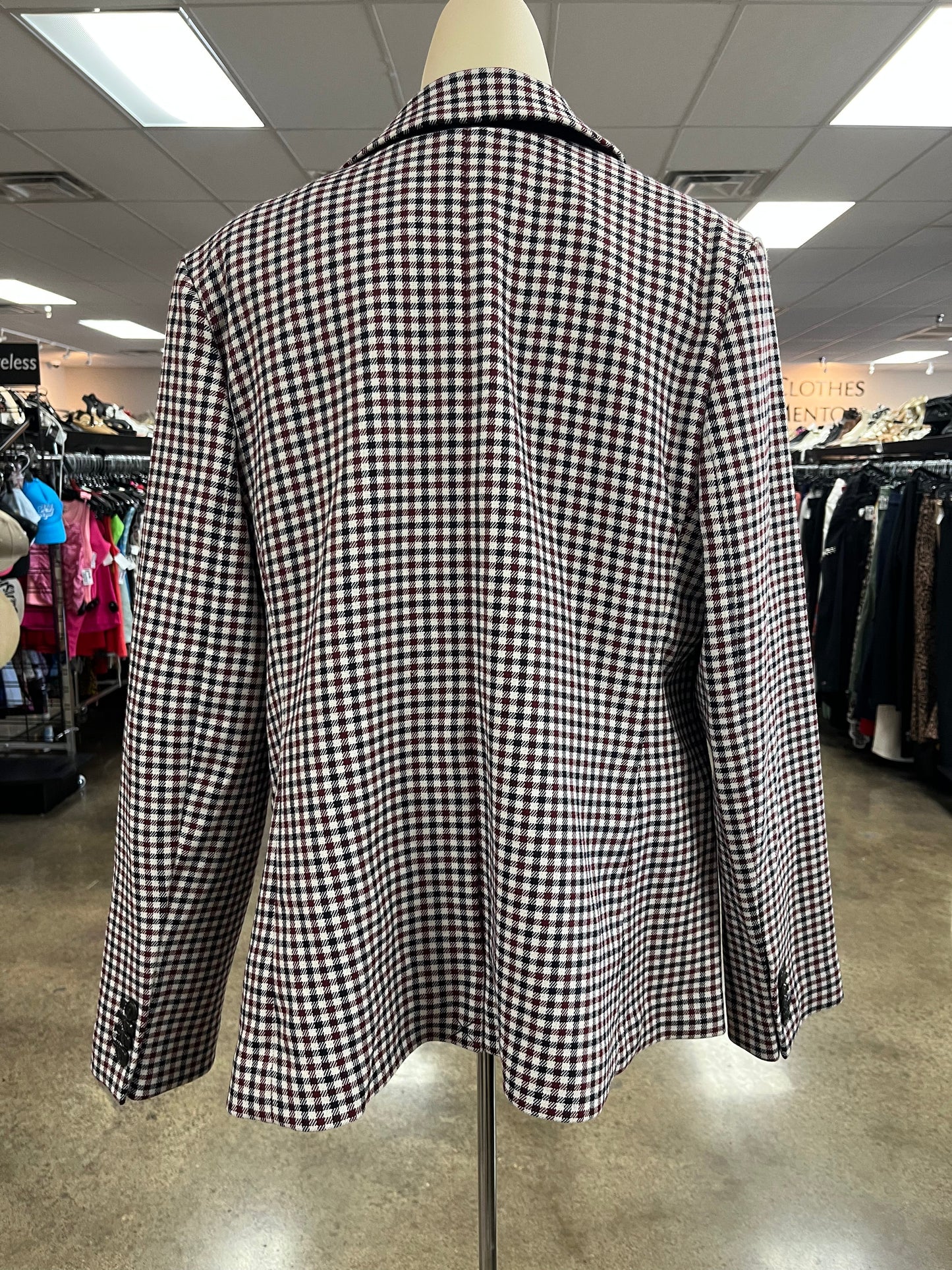 Blazer By Madewell In Red & White, Size:14