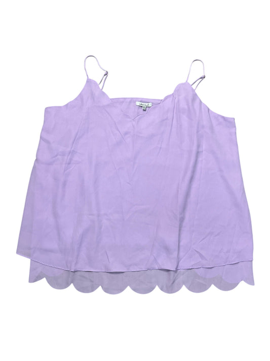 Tank Top By White Birch In Purple, Size:3X