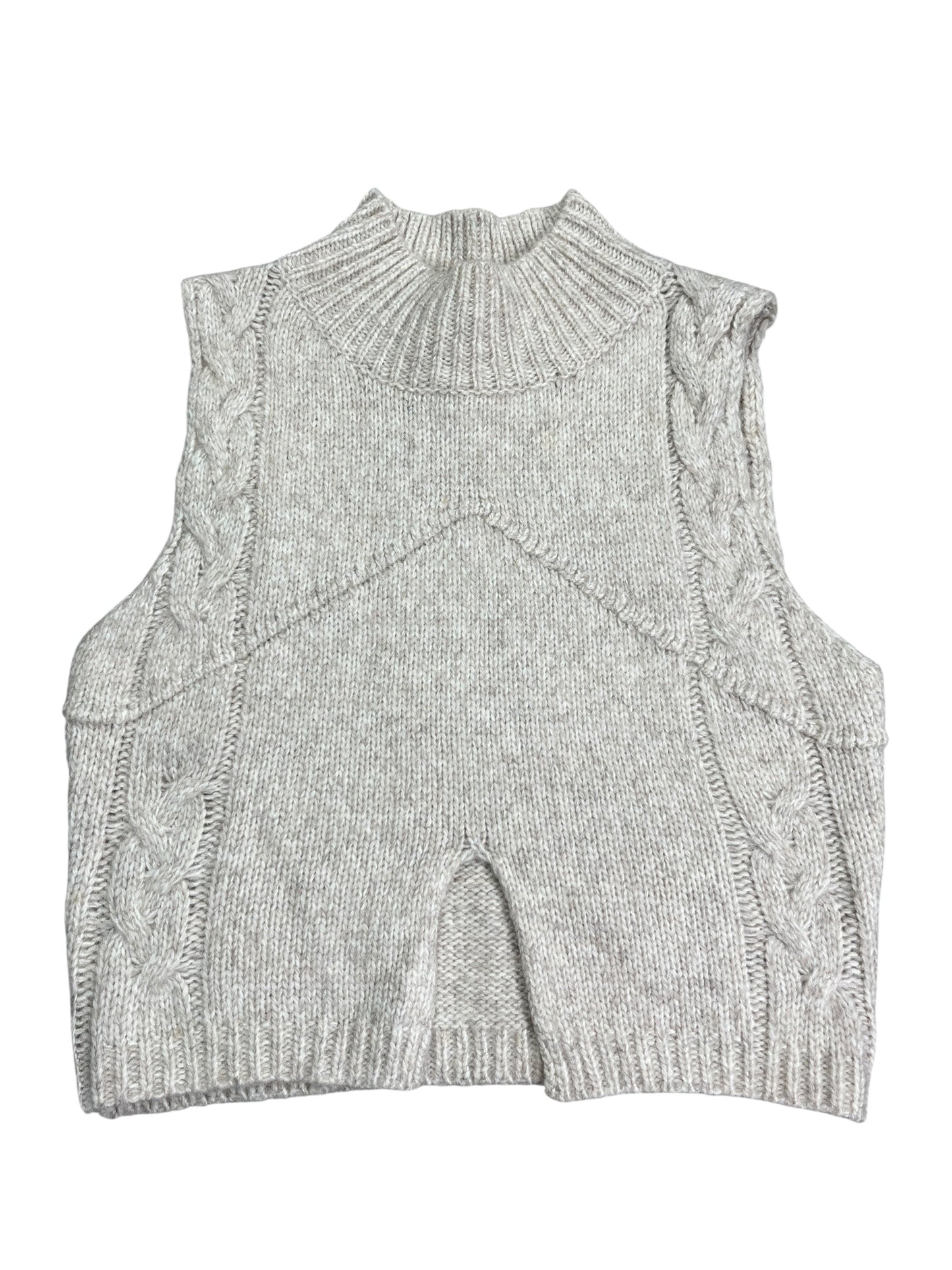 Vest Sweater By Le Lis In Cream, Size:M