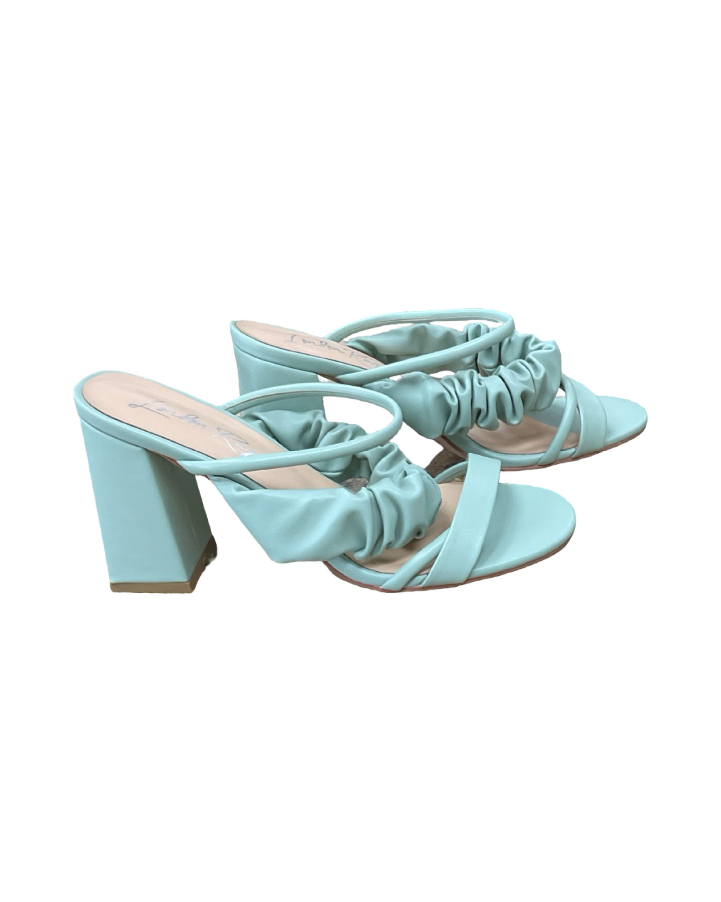 Shoes Heels Block By Clothes Mentor In Green, Size:10