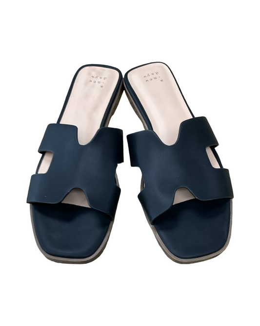 Sandals Flats By A New Day In Black, Size:9.5
