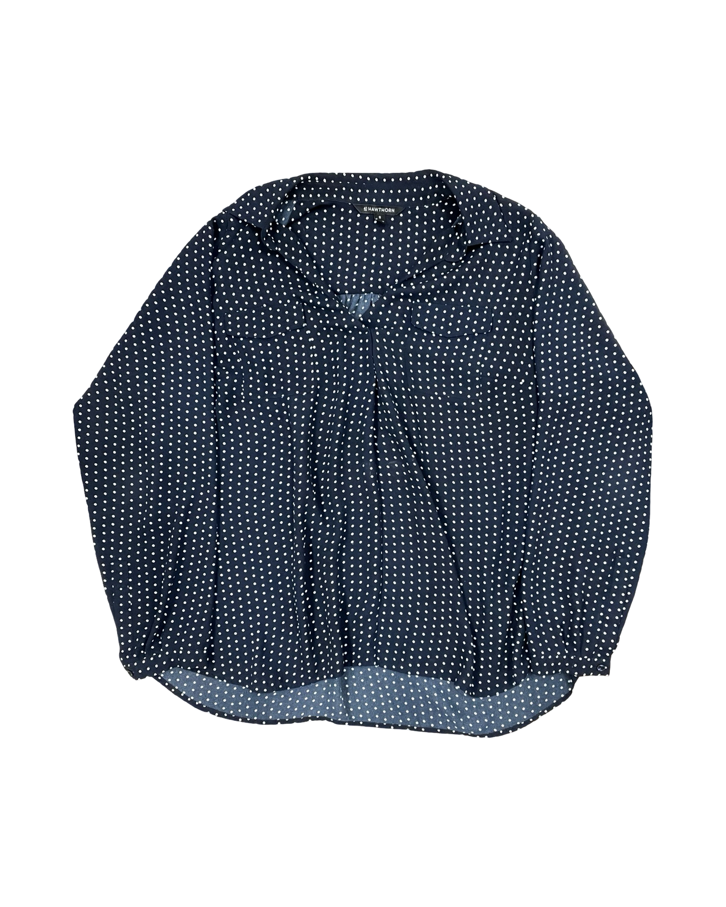 Top Ls By 41 Hawthorn In Blue & White, Size:1X