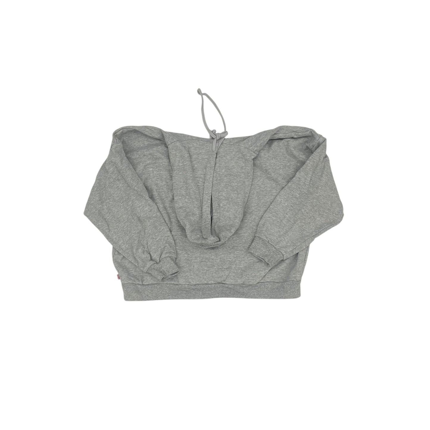 Sweatshirt Hoodie By Levis In Grey, Size:L