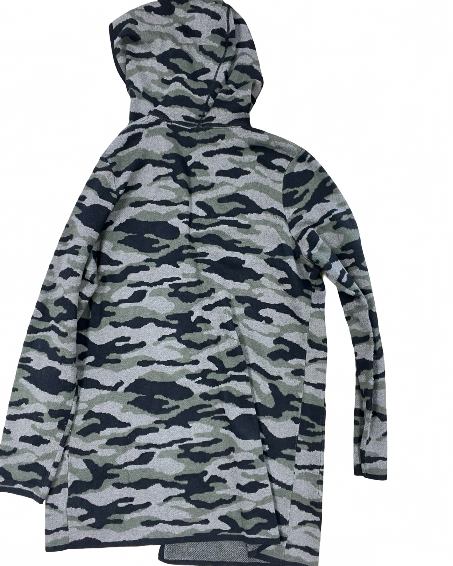 Sweater Cardigan By Rachel Zoe In Camouflage Print, Size:Xl