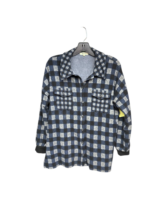 TOP LS by MADEWELL In PLAID PATTERN, Size: SMALL