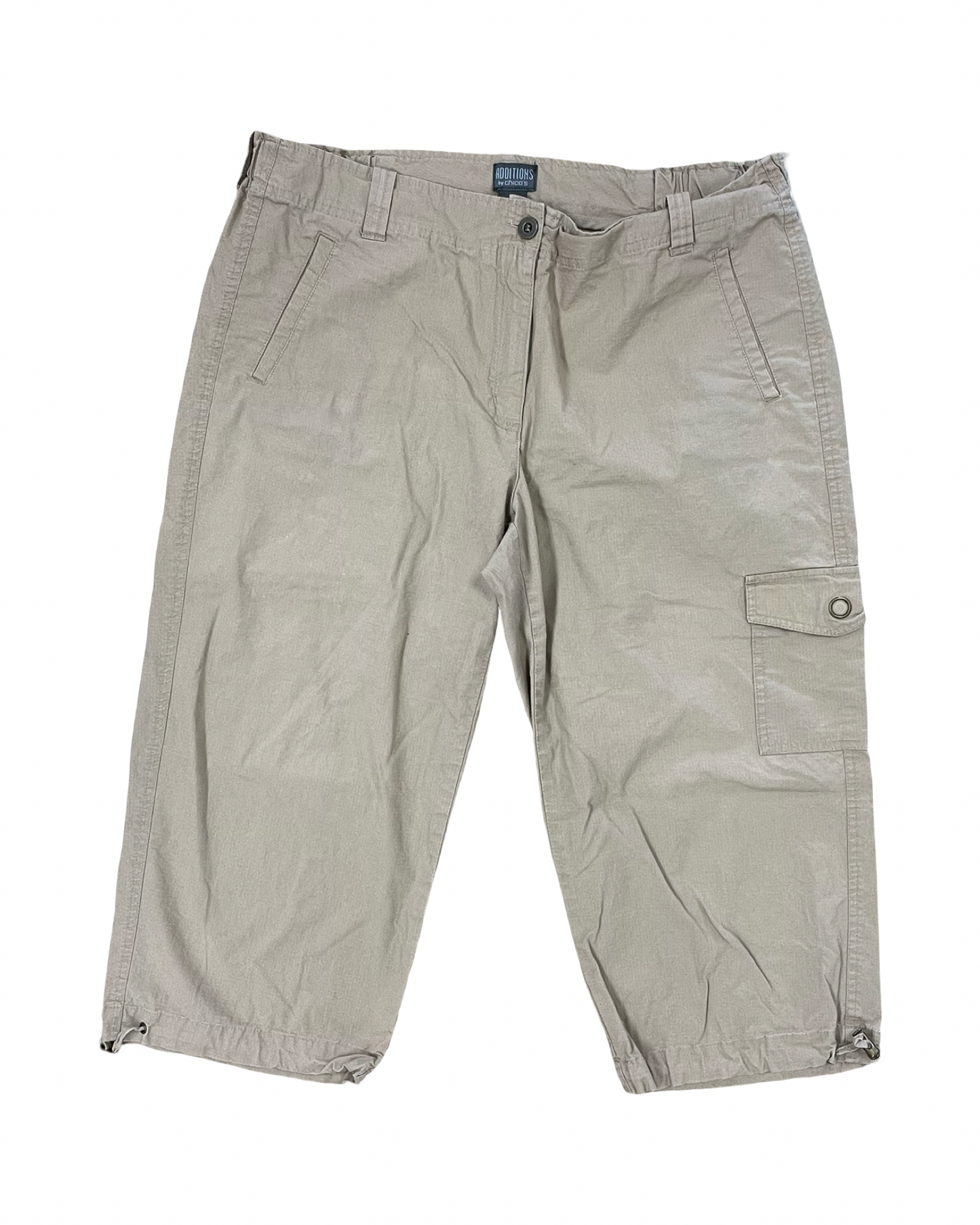 Pants Lounge By Chicos In Tan, Size:14