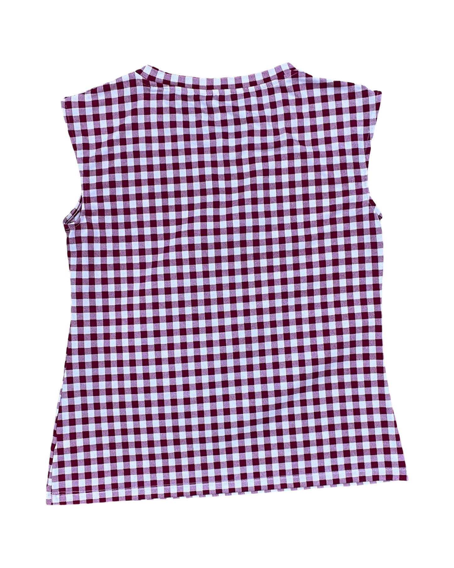 Top Sleeveless By Liz Claiborne In Pink & White, Size:M