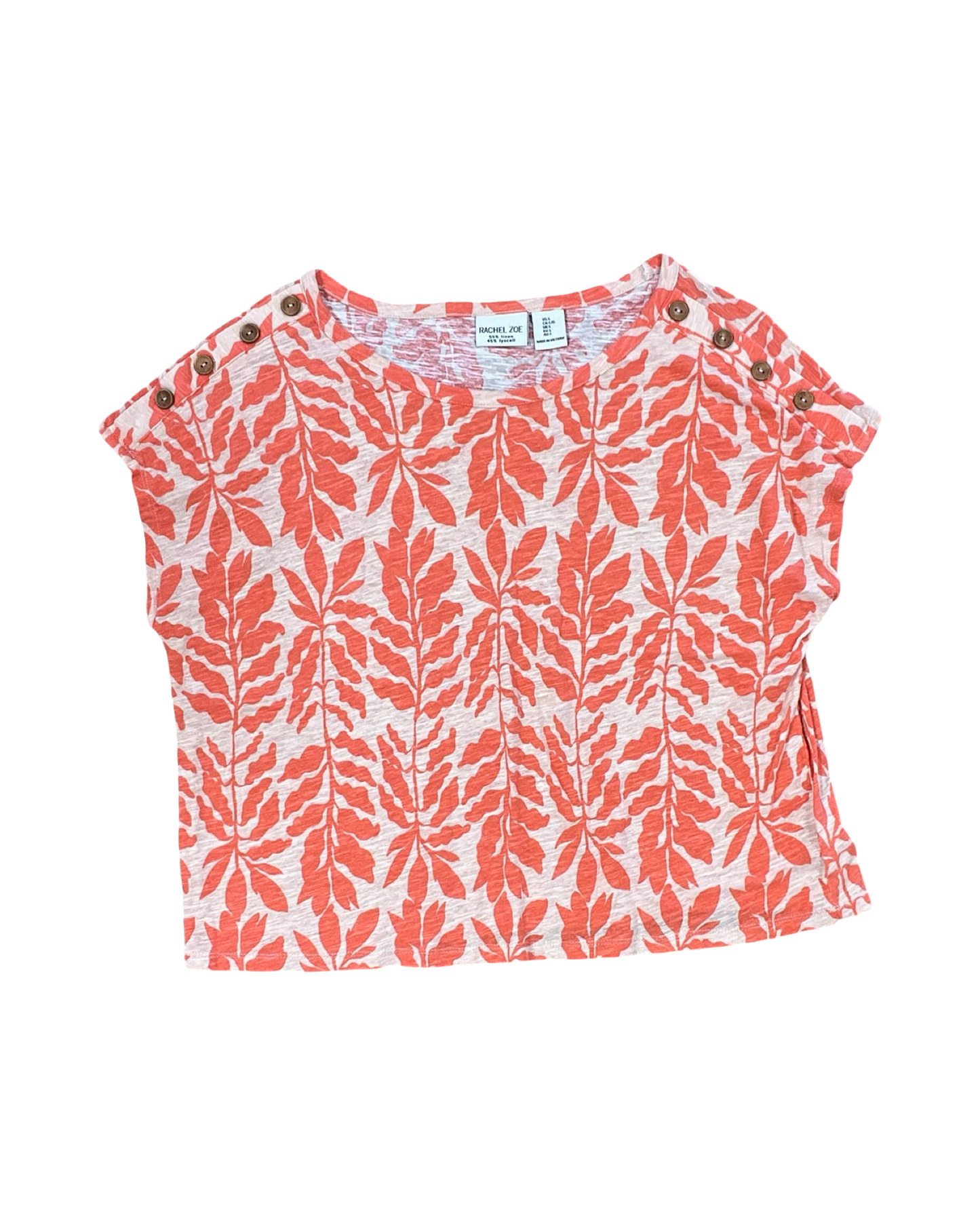 Top Sleeveless By Rachel Zoe In Orange, Size:L