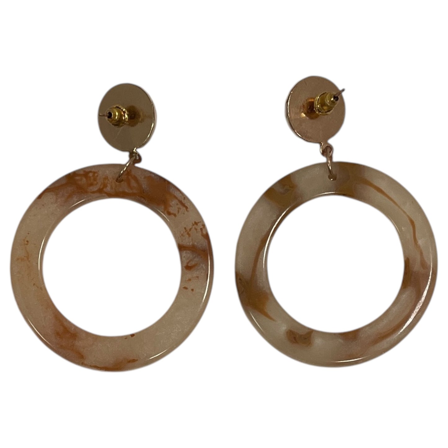 EARRINGS DANGLE/DROP by  CME In TAN