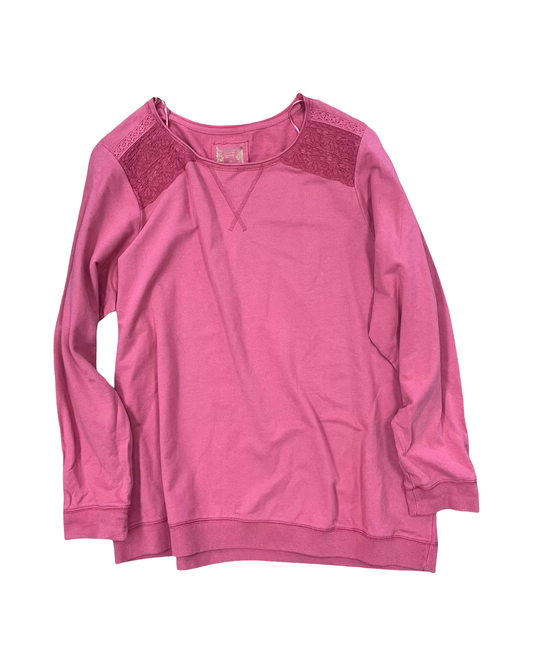 Sweatshirt Crewneck By Ruff Hewn In Red, Size:3X