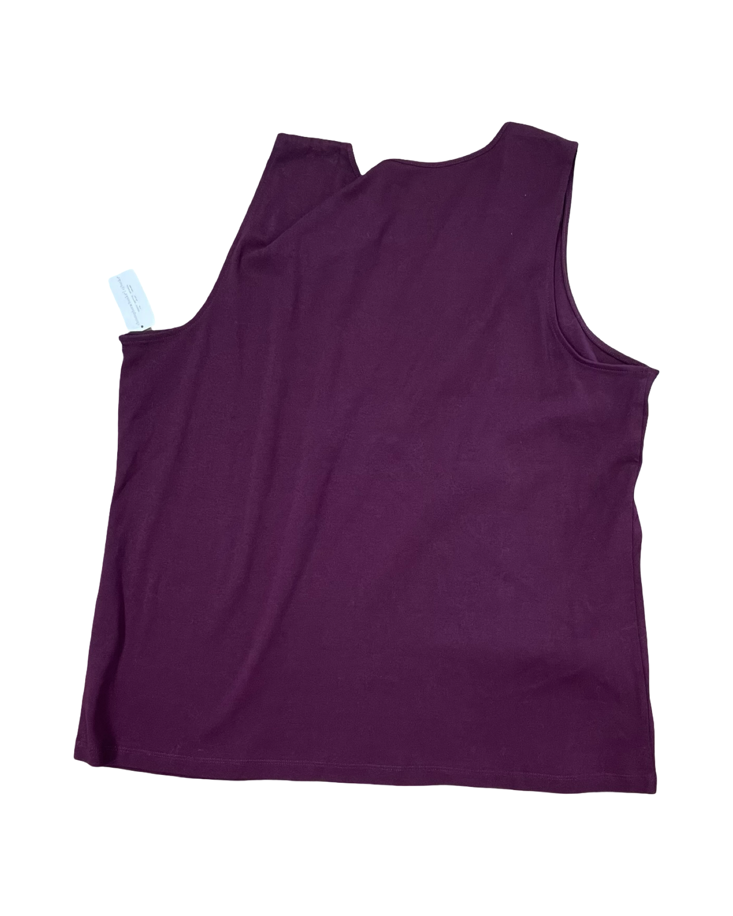 Top Sleeveless By Cj Banks In Purple, Size:2X