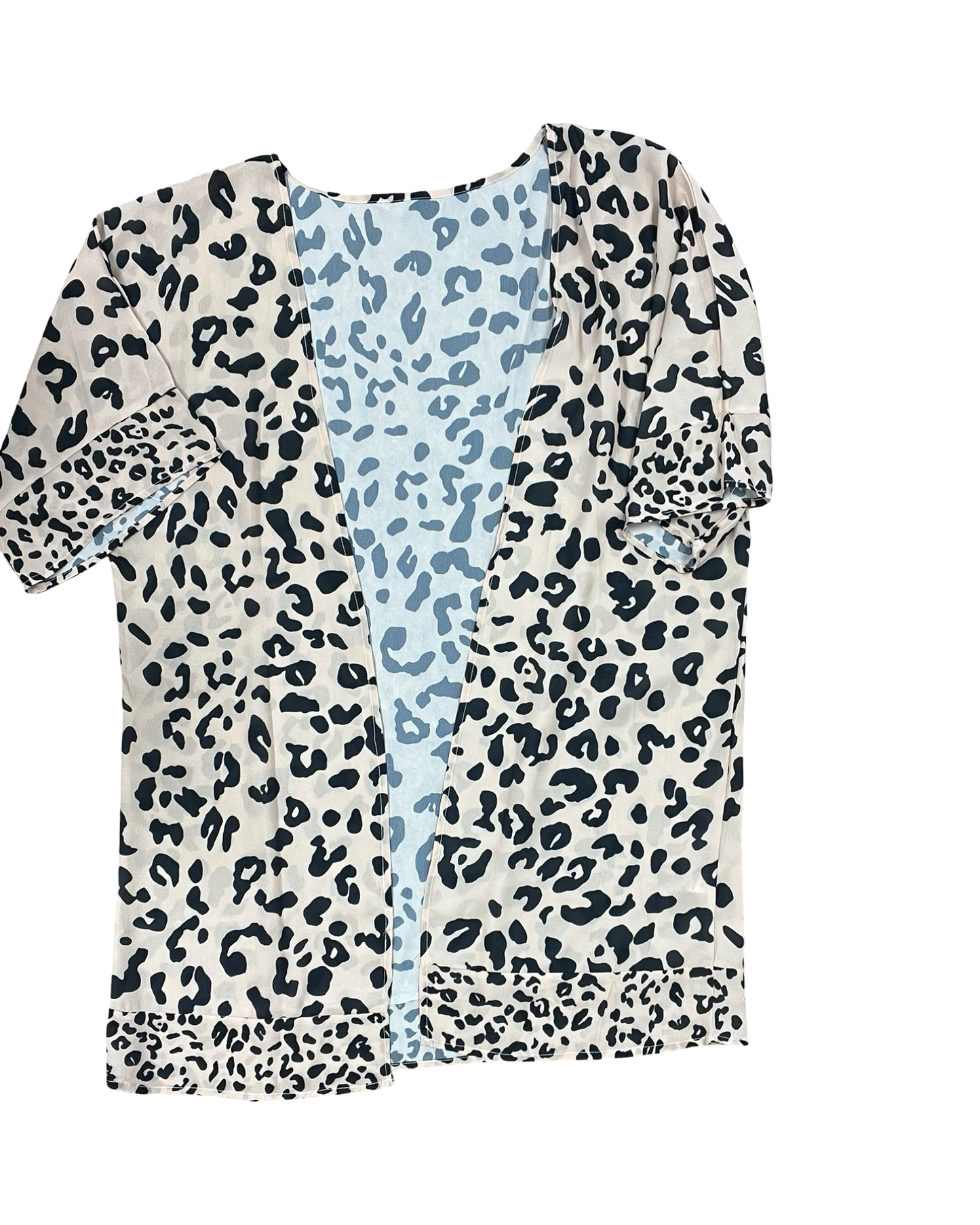 Cardigan By Clothes Mentor In Animal Print, Size:L