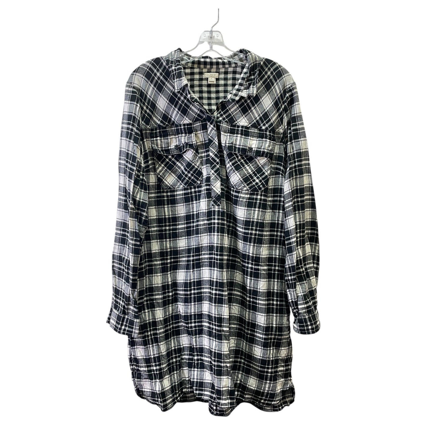 Dress Casual Short By J. Crew In Plaid Pattern, Size:Xl