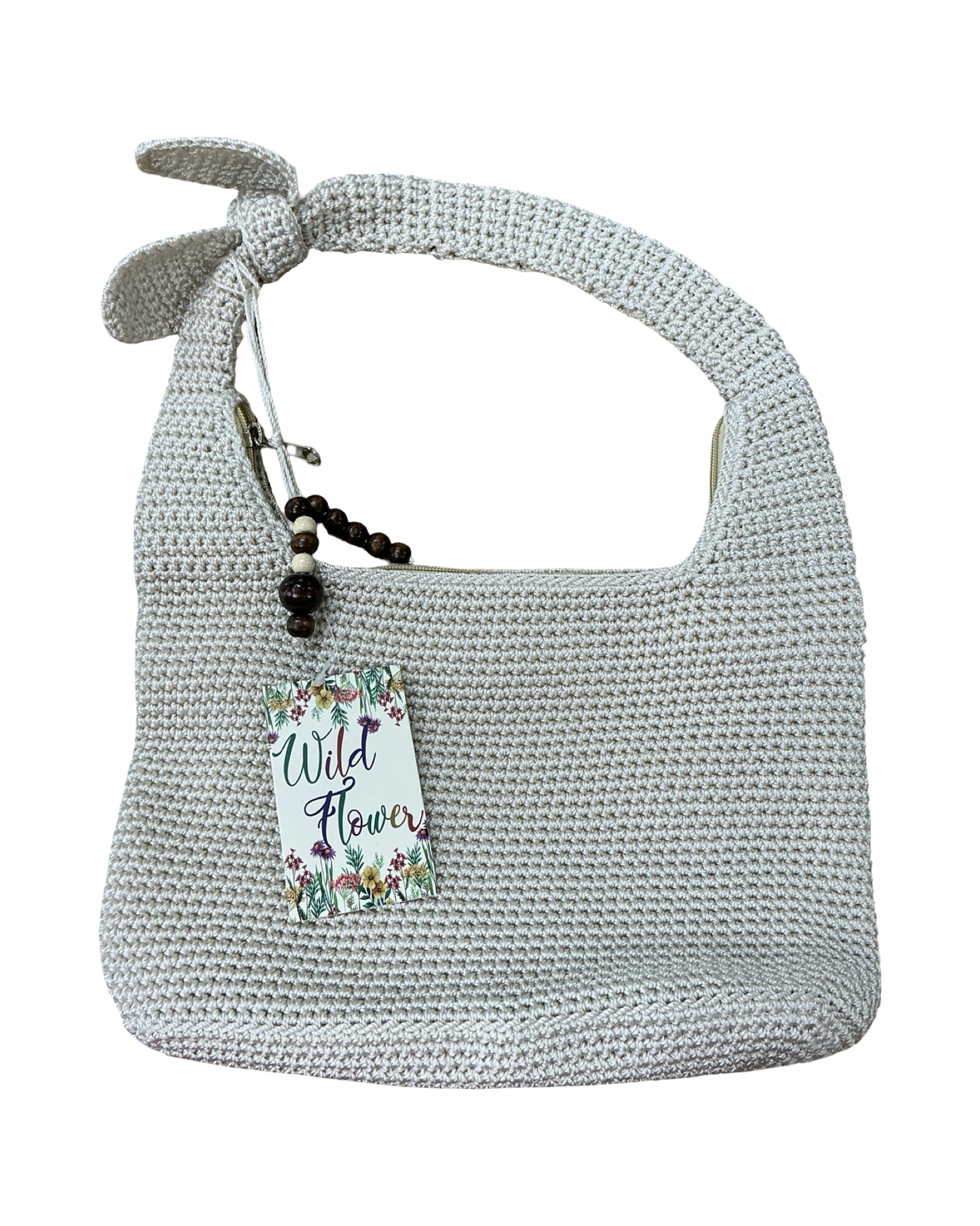 Handbag By Clothes Mentor In White, Size:Medium