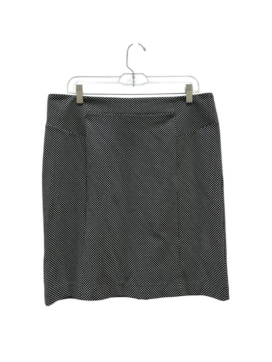 Skirt Designer By Michael Kors In Black & White, Size:L