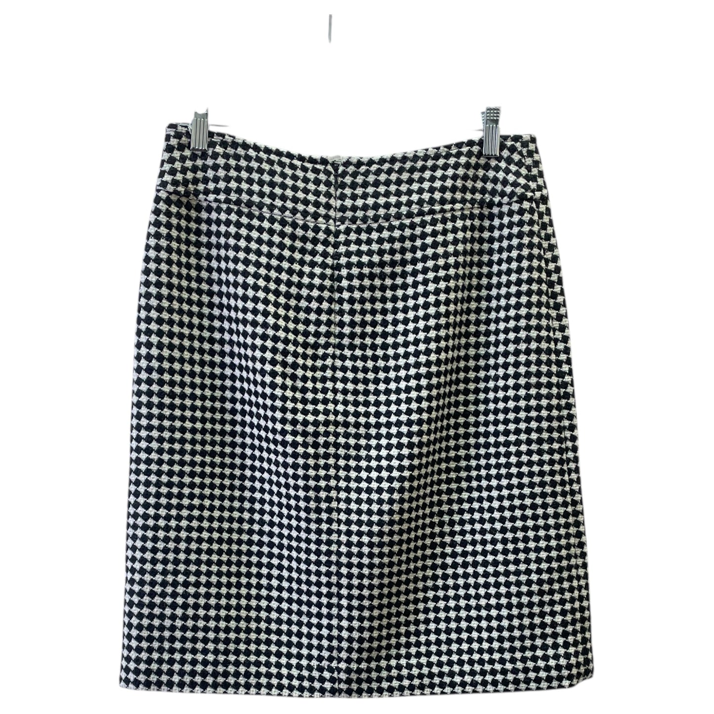 Skirt Midi By Talbots In Black & White, Size:4