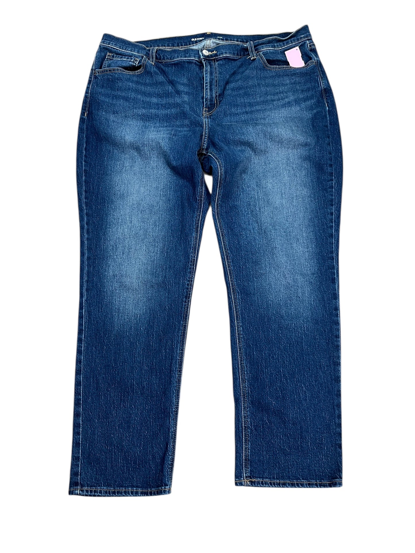 Jeans Boyfriend By Old Navy In Blue Denim, Size:18