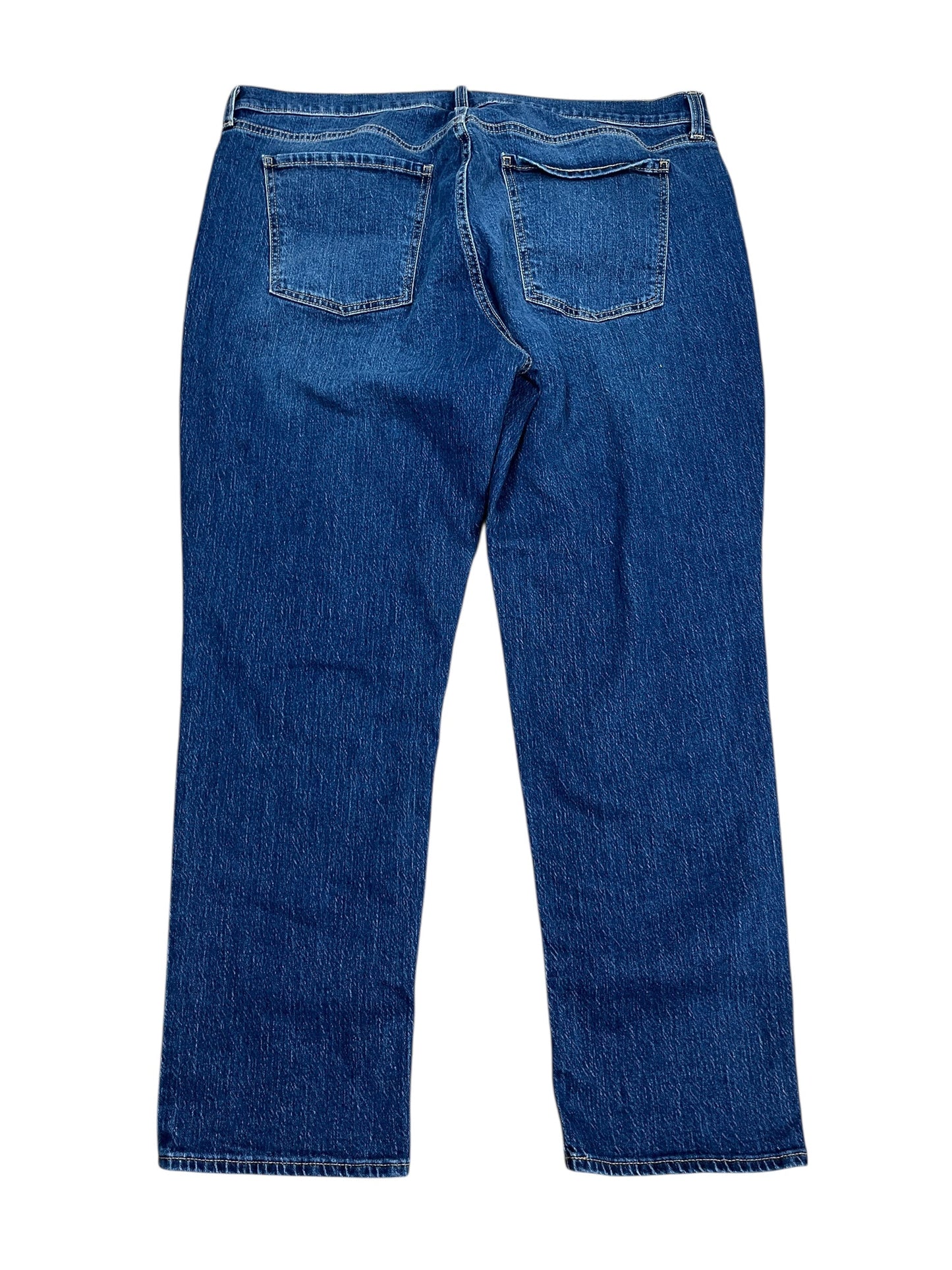 Jeans Boyfriend By Old Navy In Blue Denim, Size:18