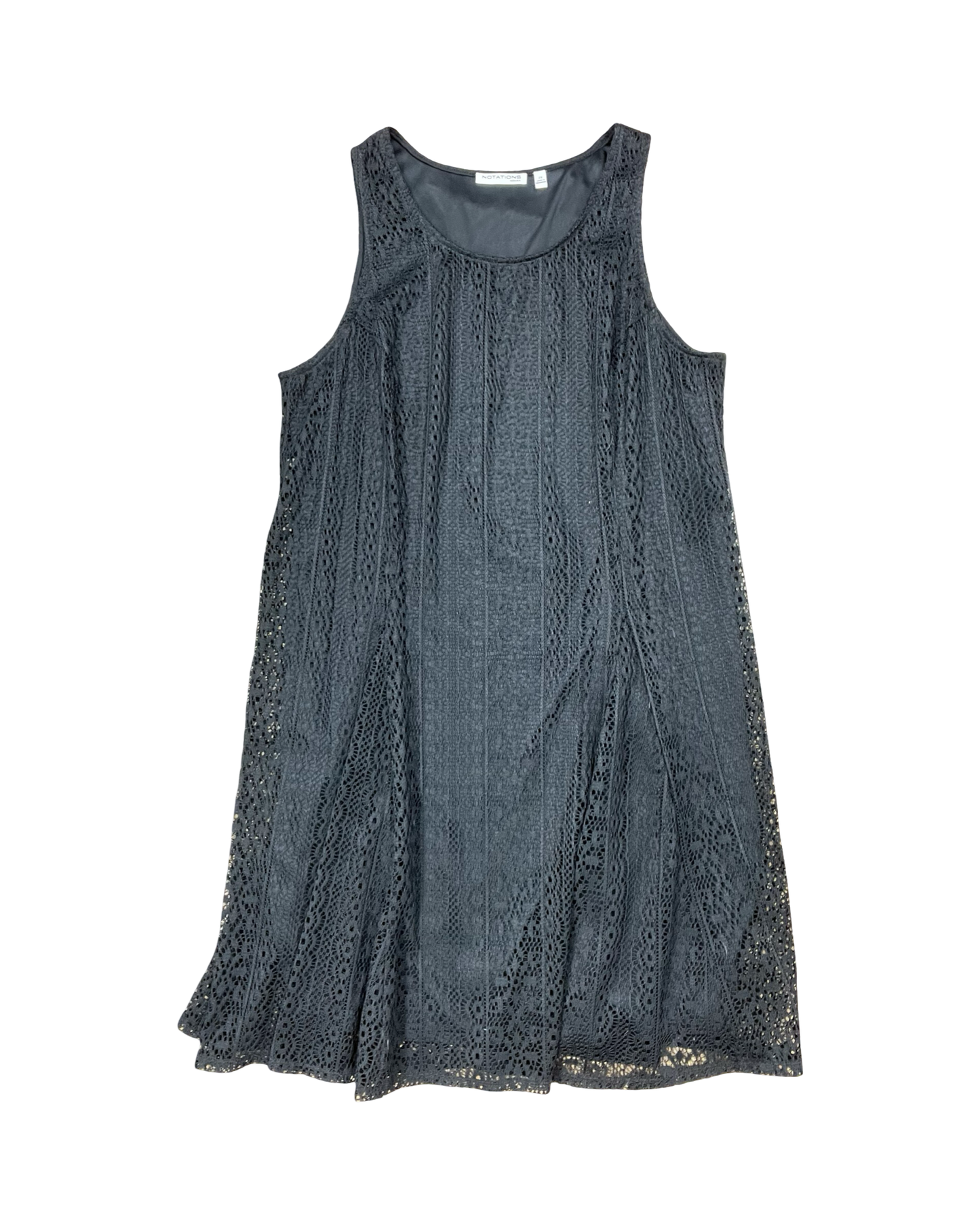 Dress Party Midi By Notations In Black, Size:2X
