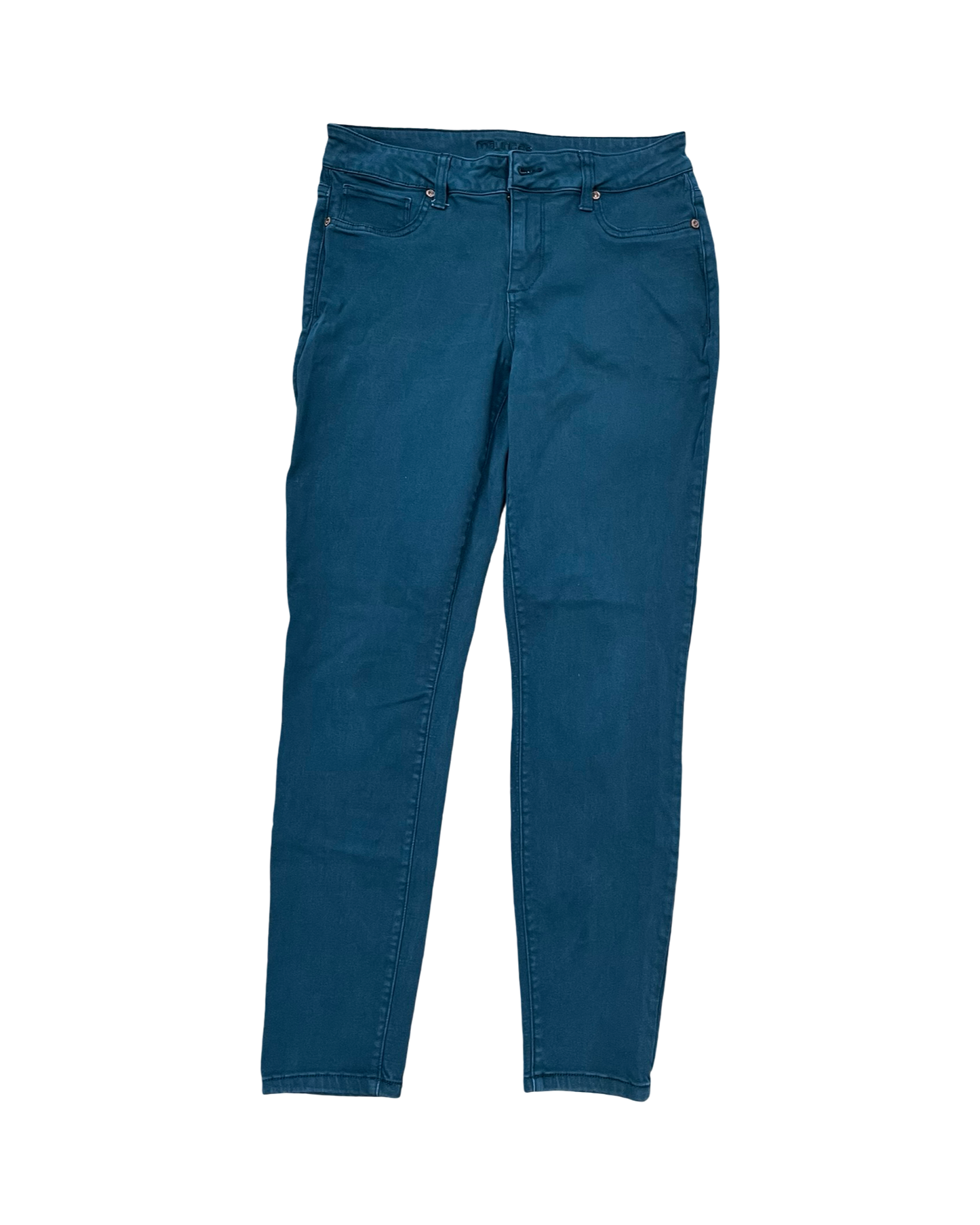 Jeans Skinny By Maurices In Teal, Size:M