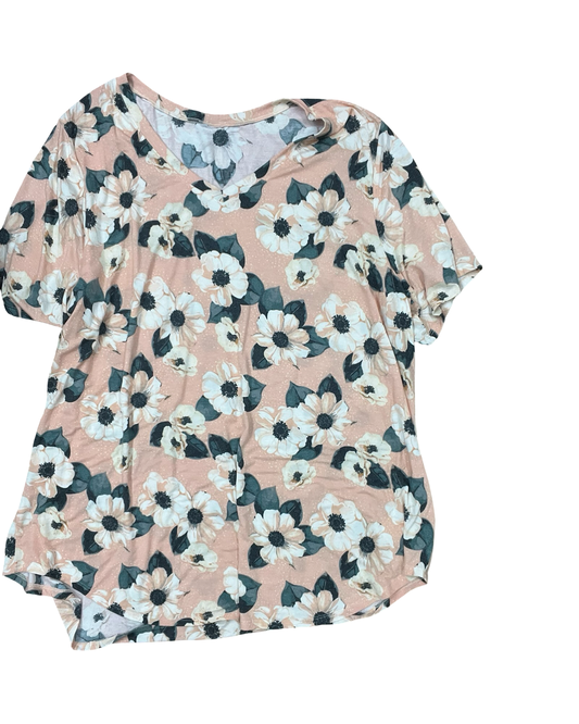 Top Ss By Clothes Mentor In Orange, Size:3X