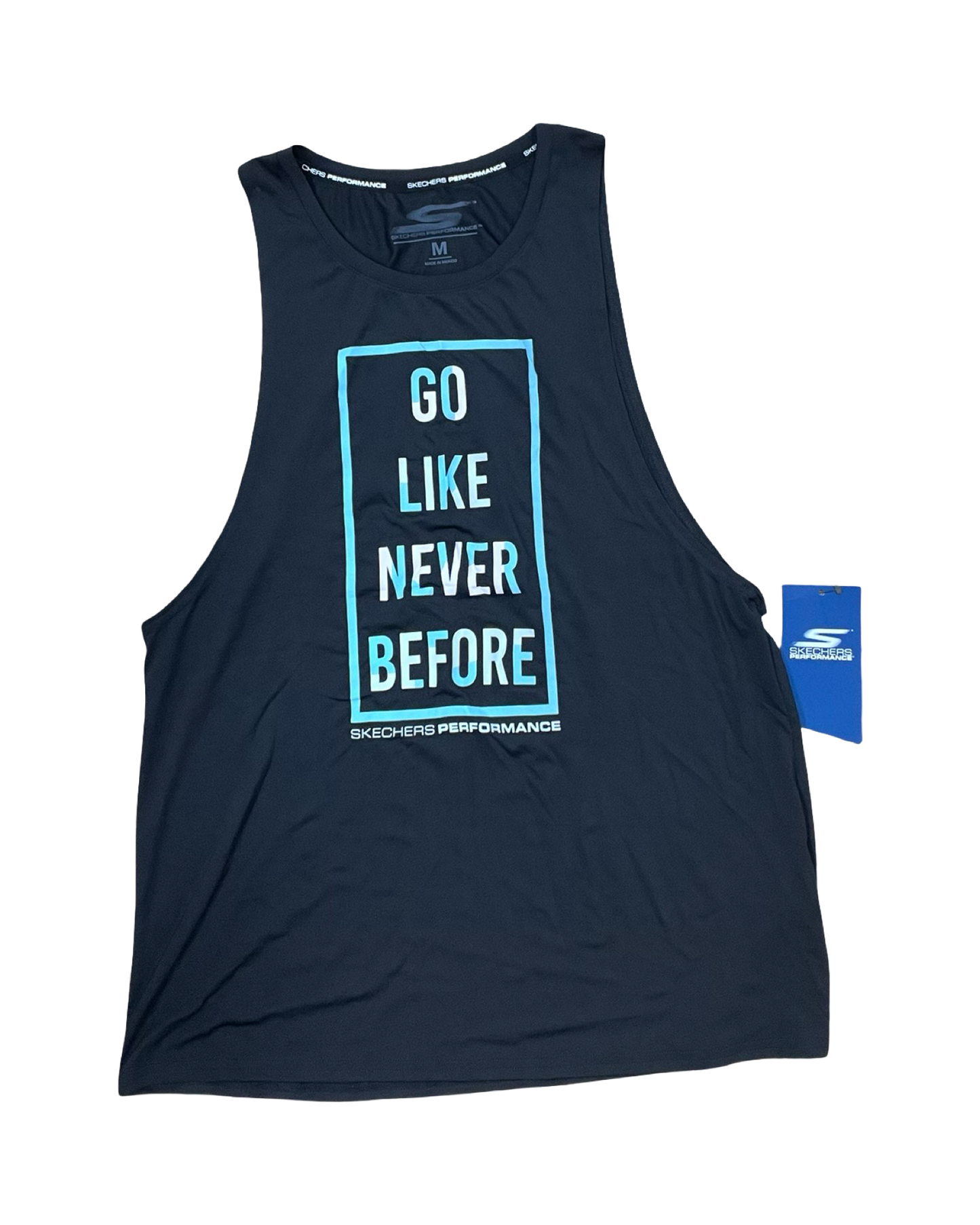 Athletic Tank Top By Skechers In Black, Size:M
