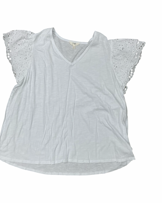 Top Ss By Terra & Sky In White, Size:3X
