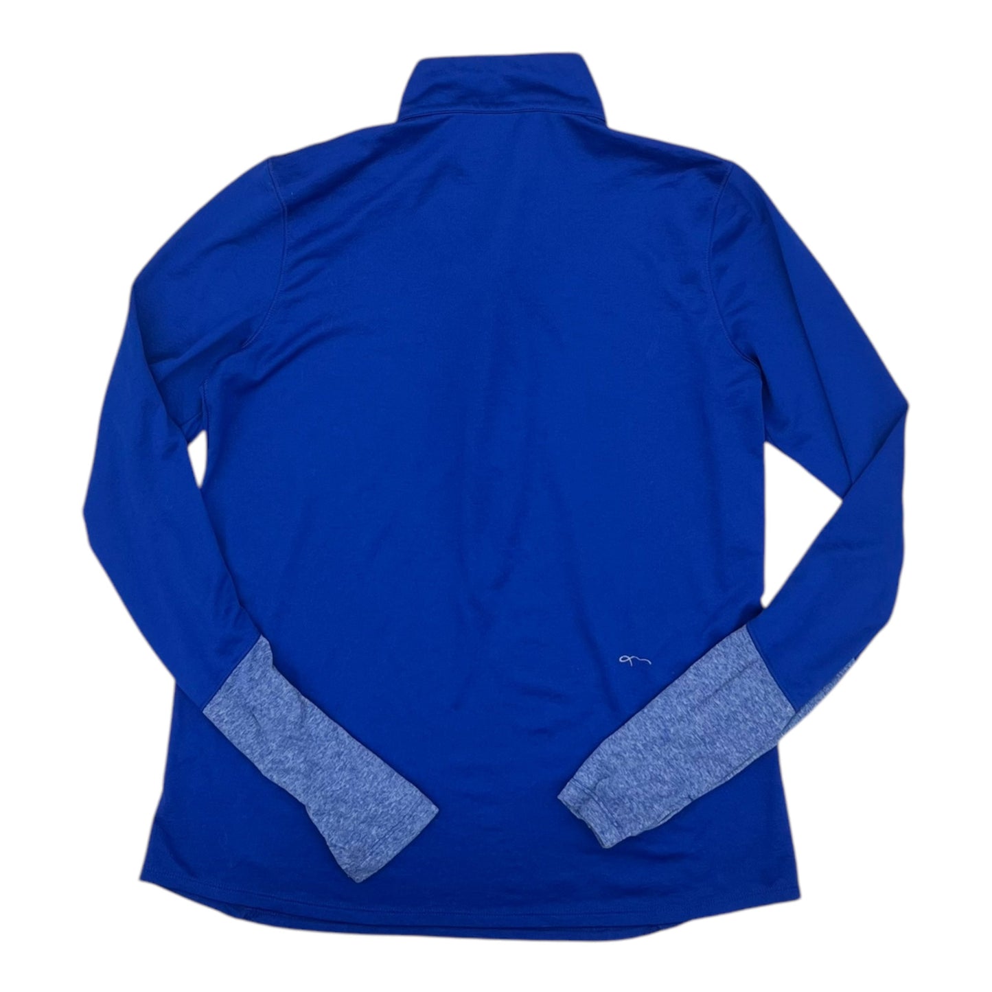 Athletic Top Ls Collar By Under Armour In Blue, Size:M