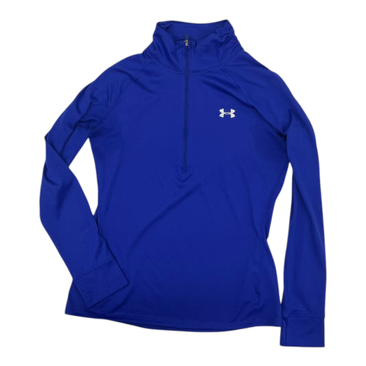 ATHLETIC TOP LS COLLAR by UNDER ARMOUR In BLUE, Size: M