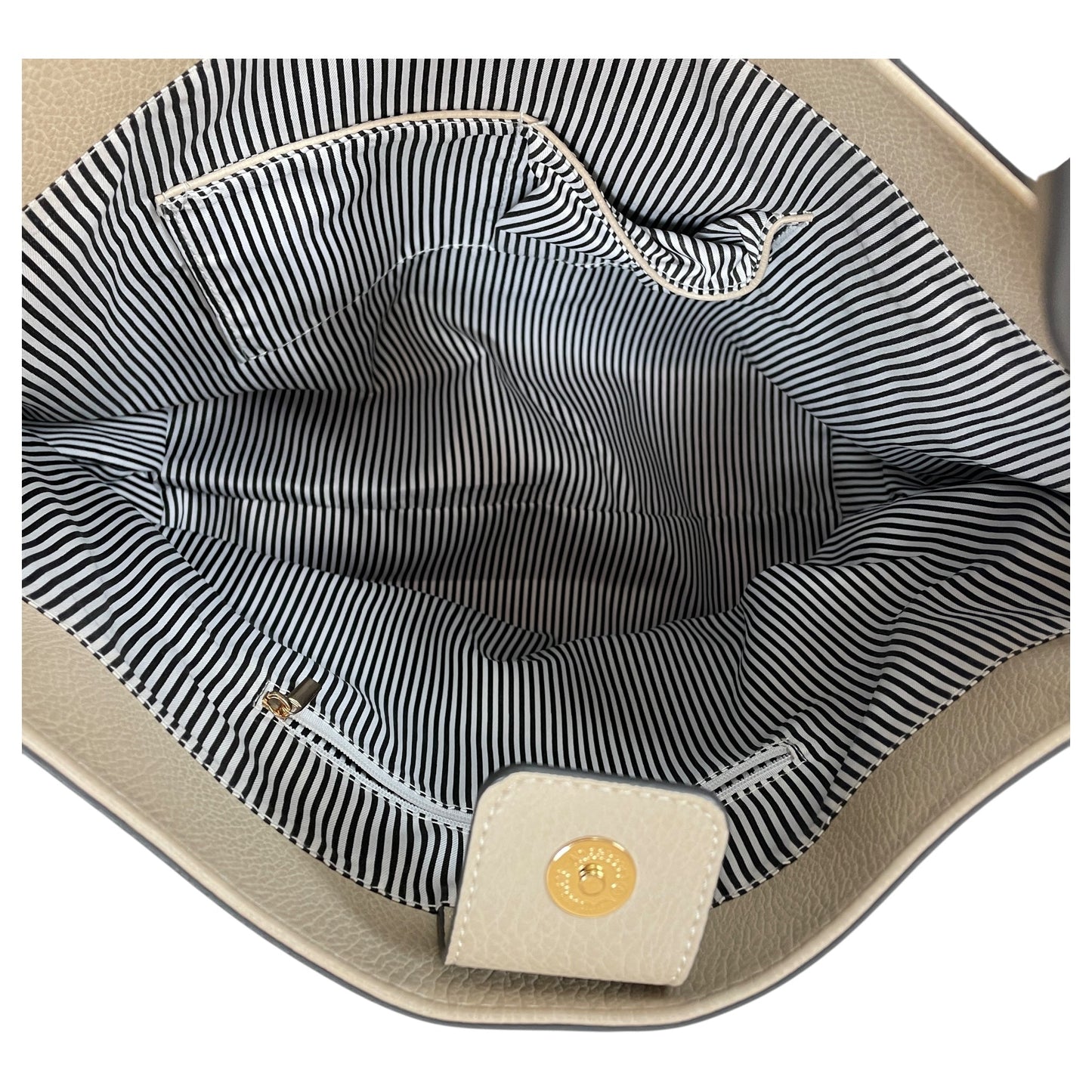 Handbag By Cme In Taupe, Size:Large