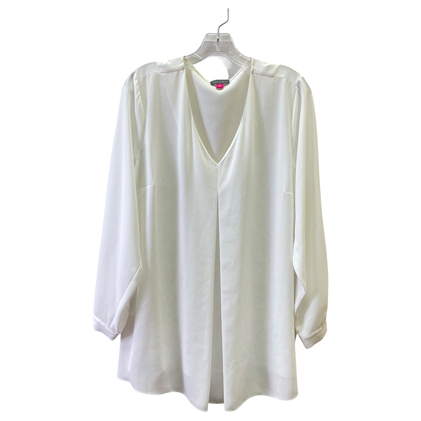 Top Ls By Vince Camuto In White, Size:1X