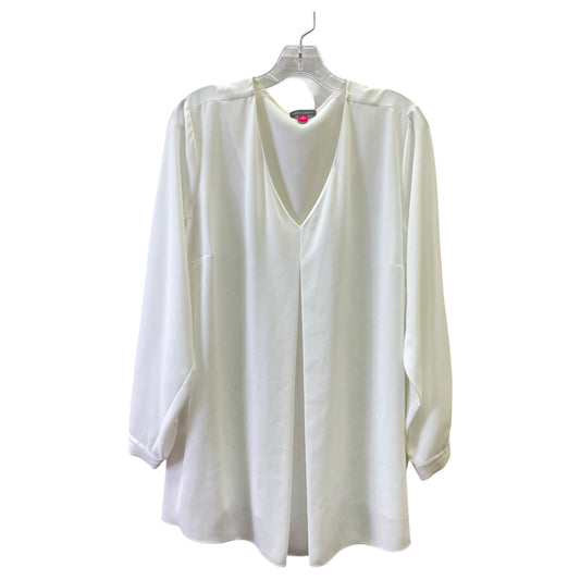Top Ls By Vince Camuto In White, Size:1X