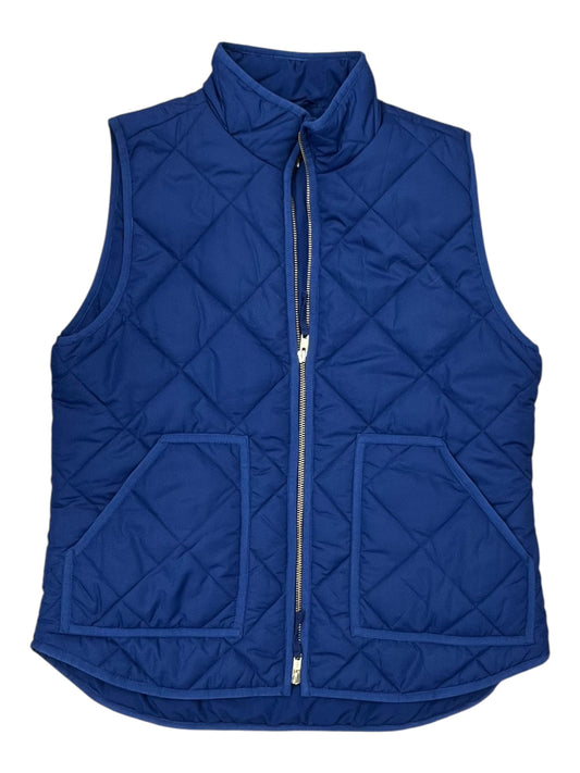Vest Puffer & Quilted By J. Crew In Navy, Size:M